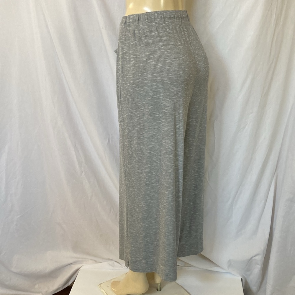 FINAL PRICE DEMOCRACY Knit Textured Sweat Pants Plus Size 2X Crop Wide Leg NWOT - Picture 7 of 10